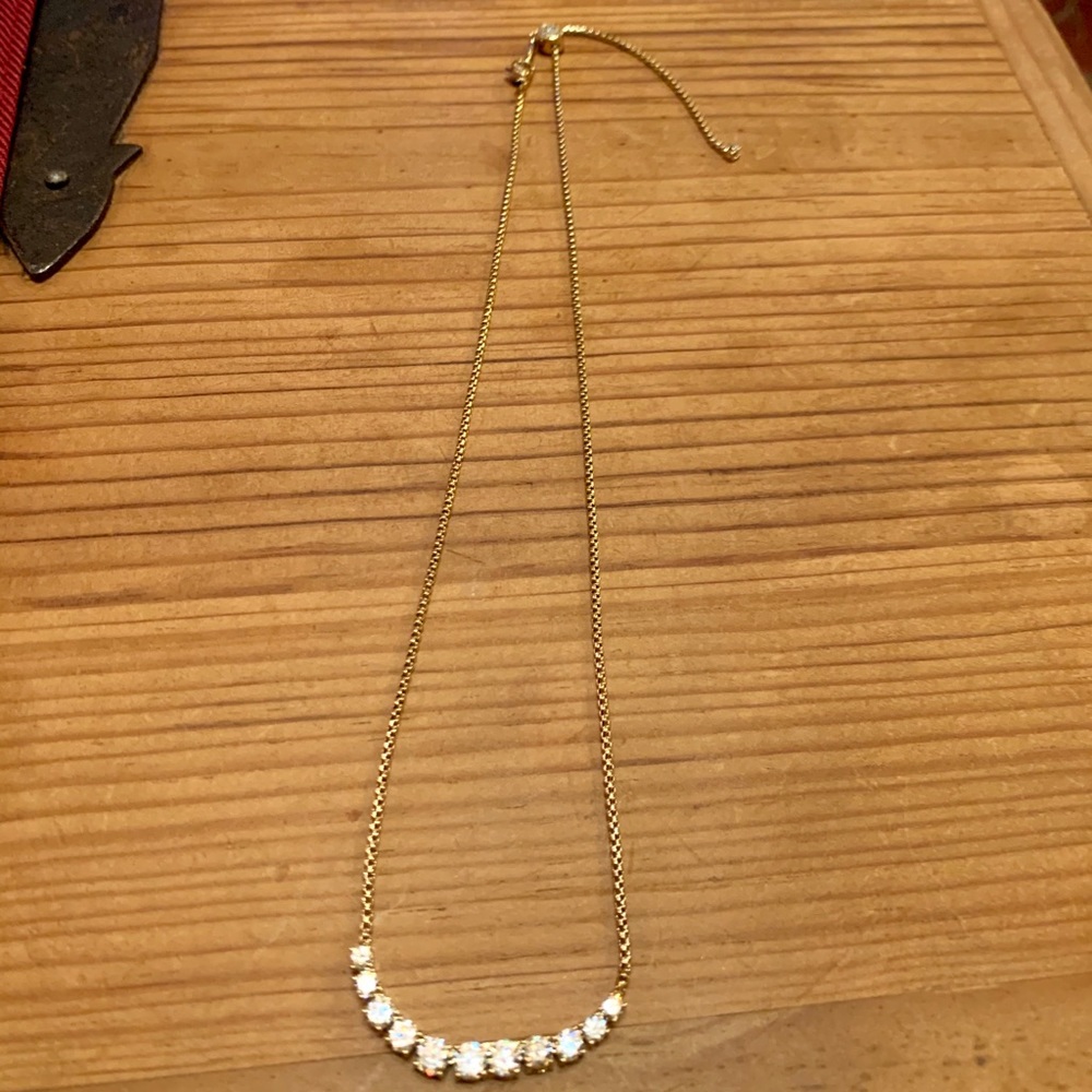 NADRI 3-5mm CZ Simple Frontal Necklace - Picture 8 of 8